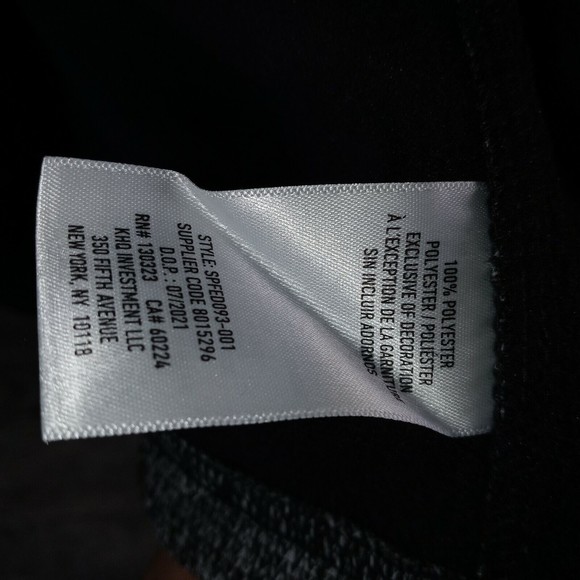 Spyder Black & Gray Stand Collar Zip Front Jacket Men's NWT Size Medium - Picture 11 of 11